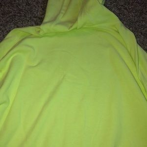 neon yellow hoodie